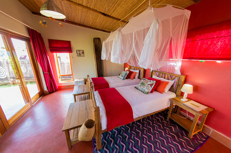 Chameleon Hill Lodge Room, Chameleon Hill Lodge in Kisoro Uganda