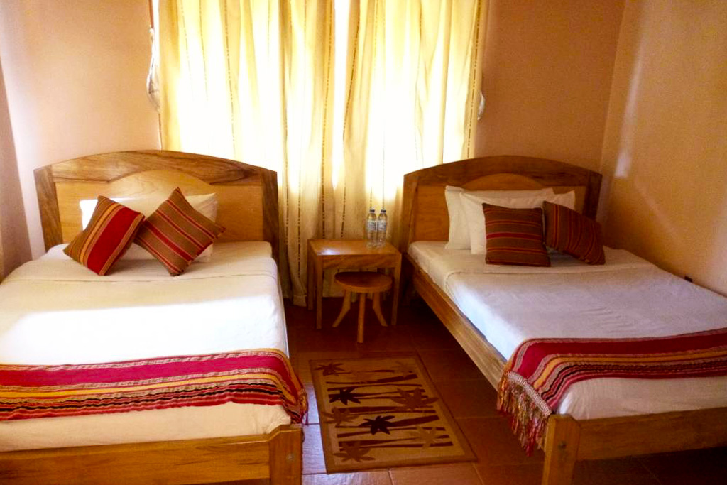 One of the twin shared rooms at Gift of Nature Lodge, Bwindi Impenetrable National Park