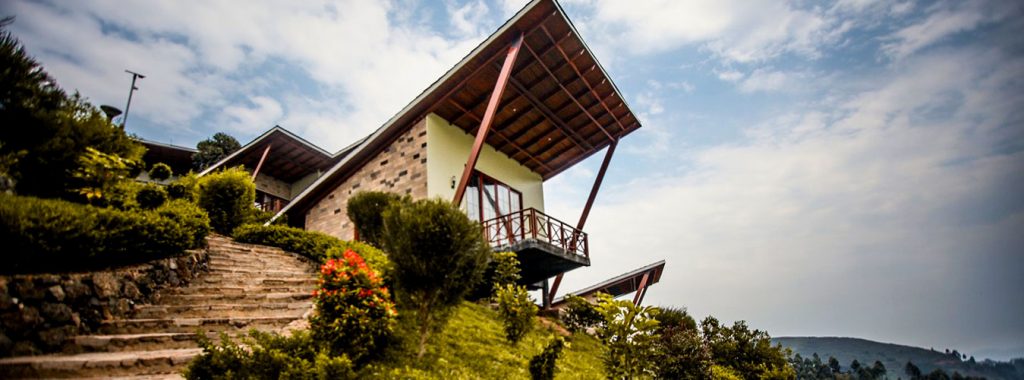 One of the cottages at Gorilla Heights Lodge in Bwindi Impenetrable National Park